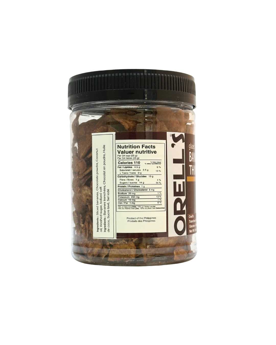 Orell's Chocolate Banana Thins 200g