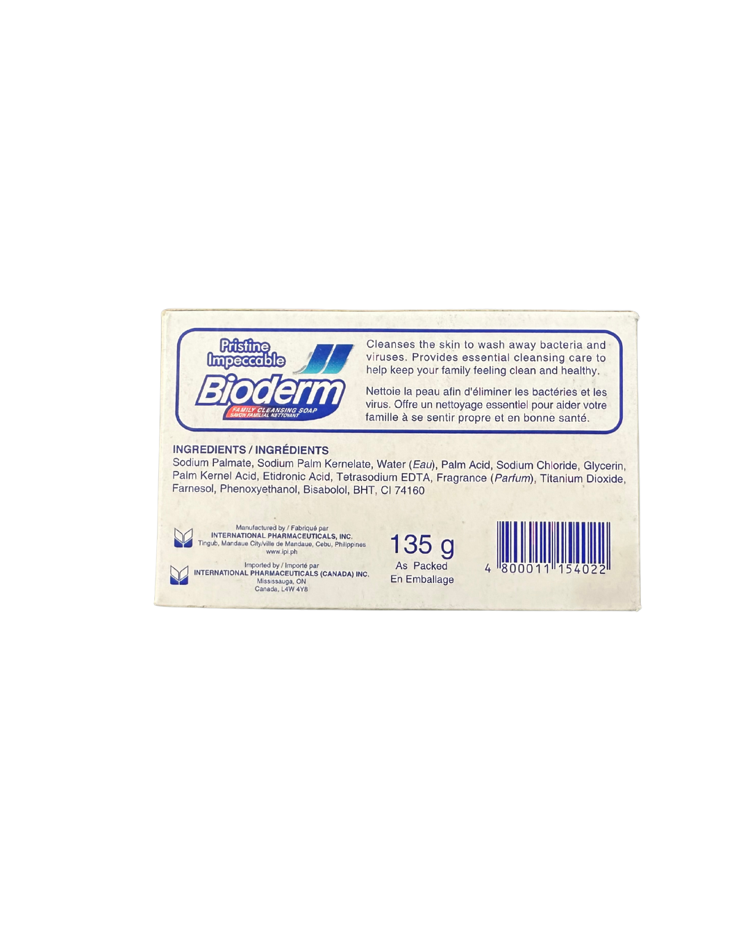 Bioderm Soap - Pristine White 135g