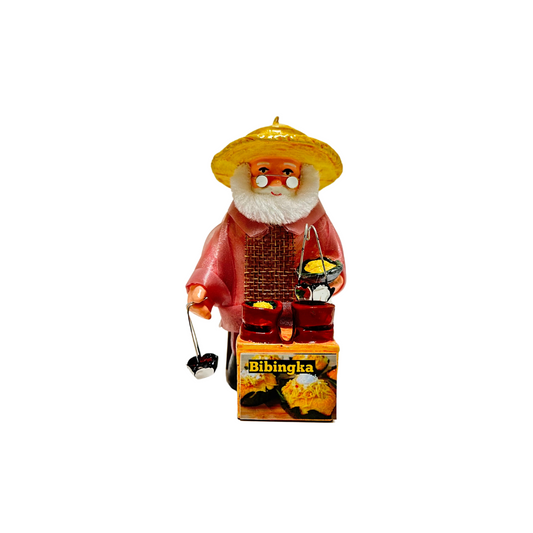 Mini Pinoy Santa Christmas Decor - Bibingka