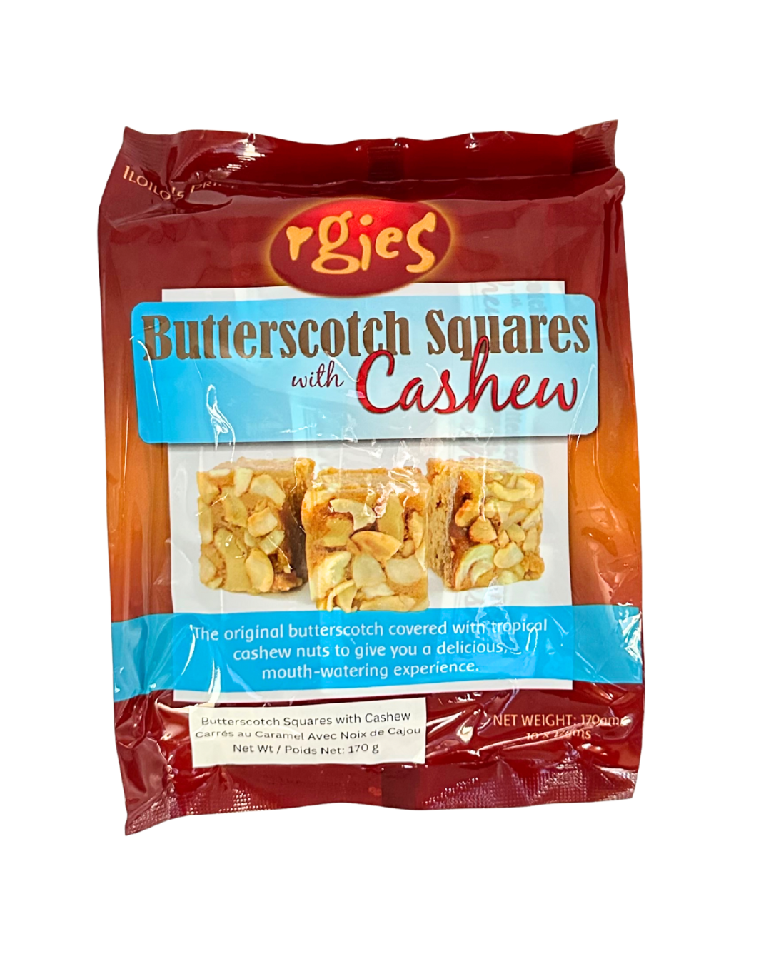 Rgies Cashew Butterscotch 170g (10x17g)