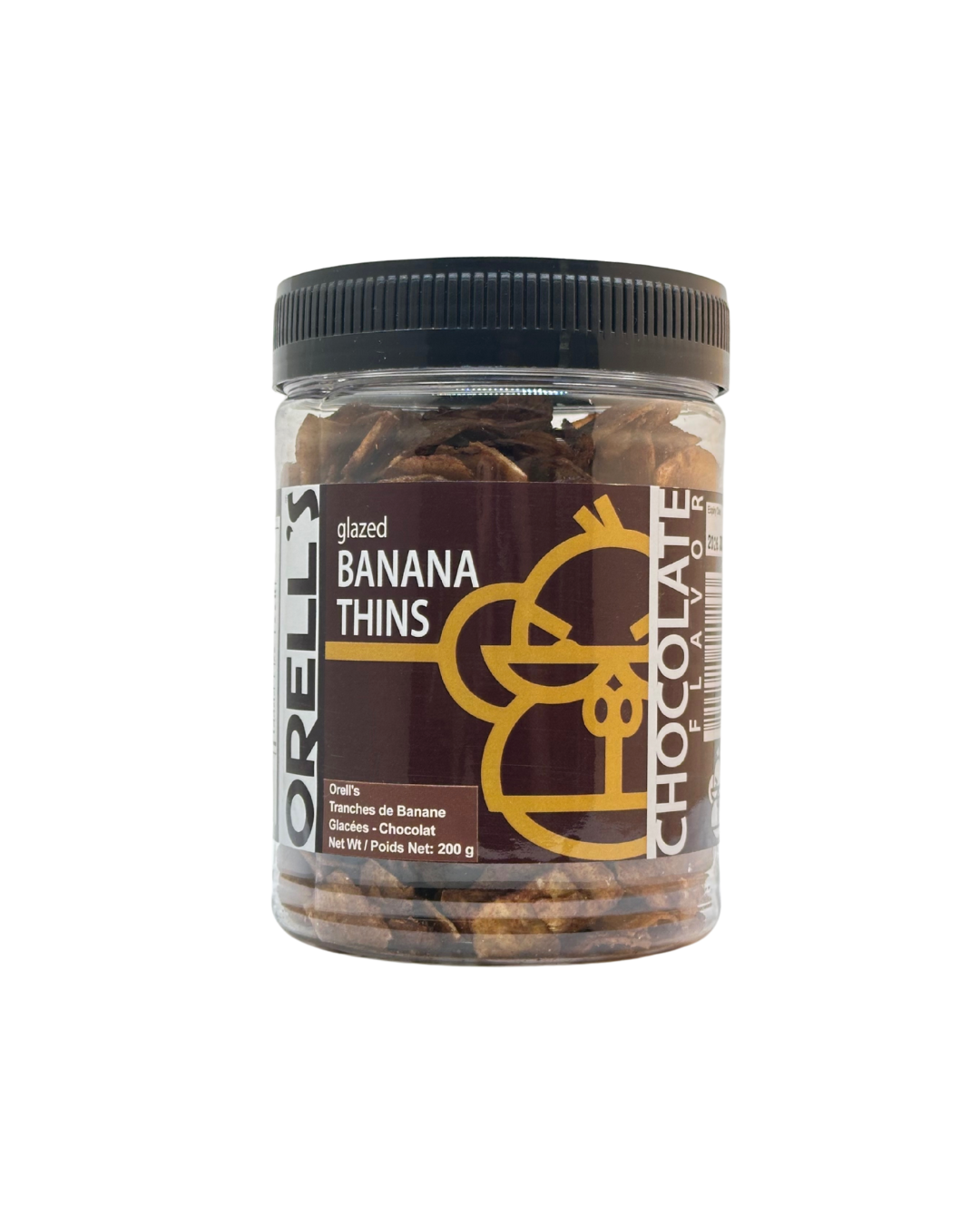 Orell's Chocolate Banana Thins 200g