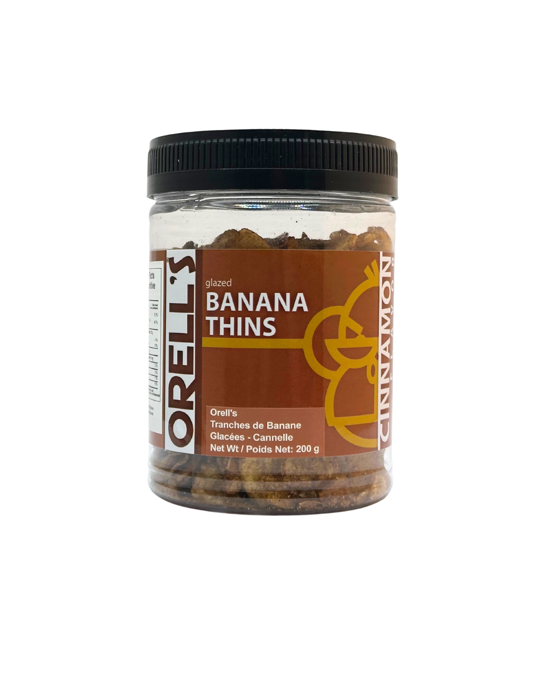 Orell's Cinnamon Banana Thins 200g