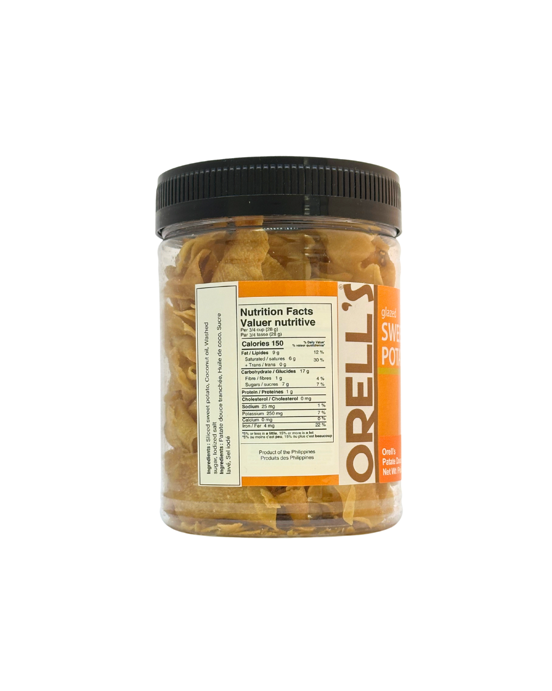 Orell's Sweet Potato Thins 200g