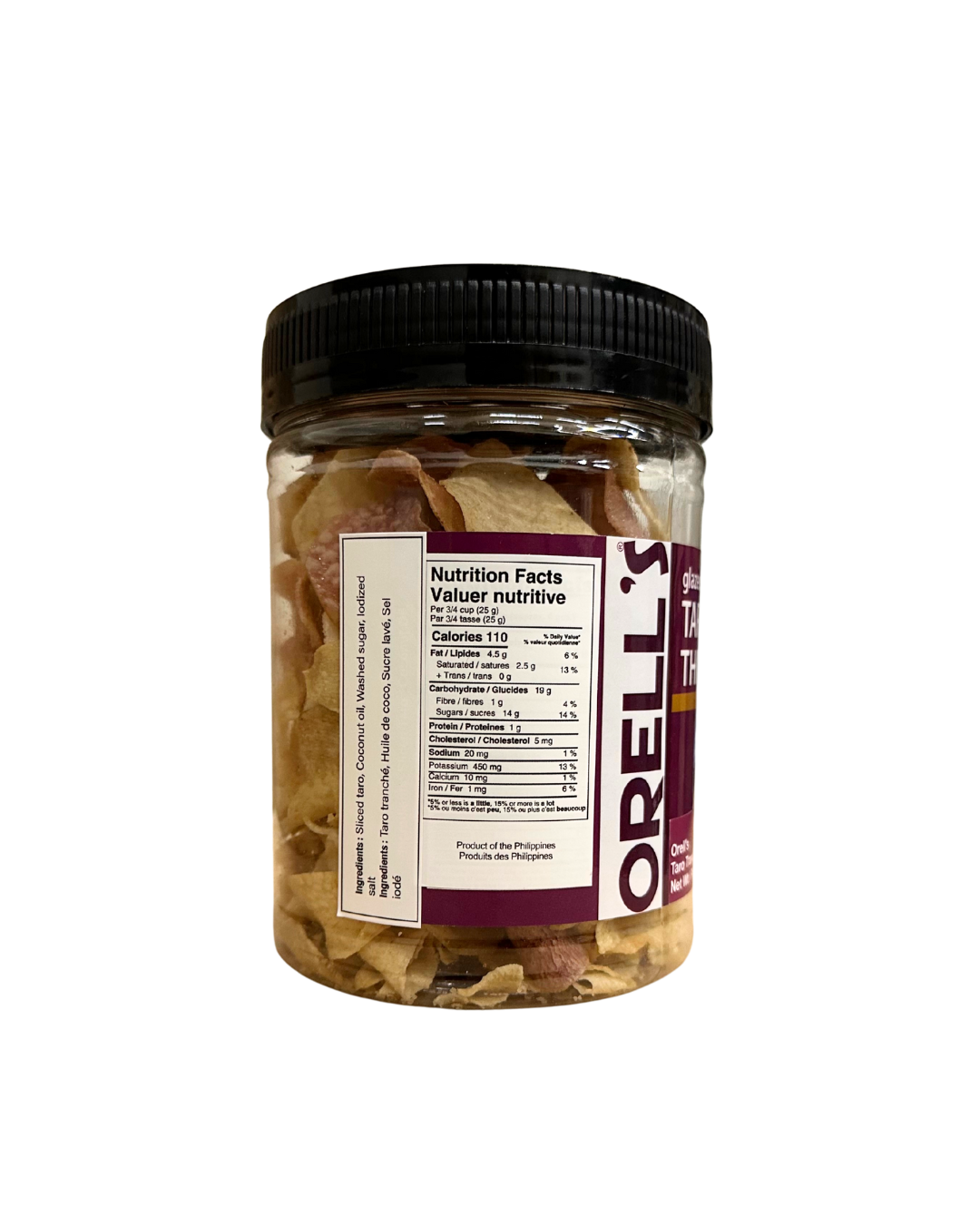 Orell's Glazed Taro Thins 200g