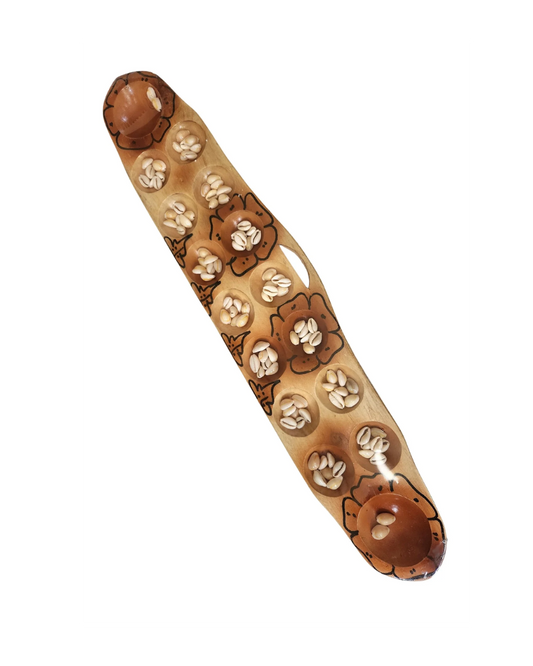 Sungka with Shells / Filipino Mancala Board Game